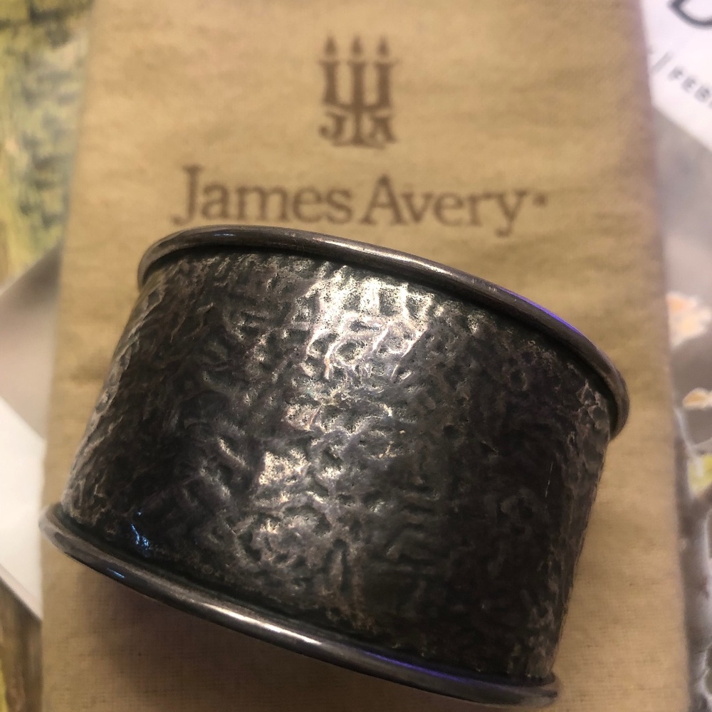 Retired James Avery silver cuff